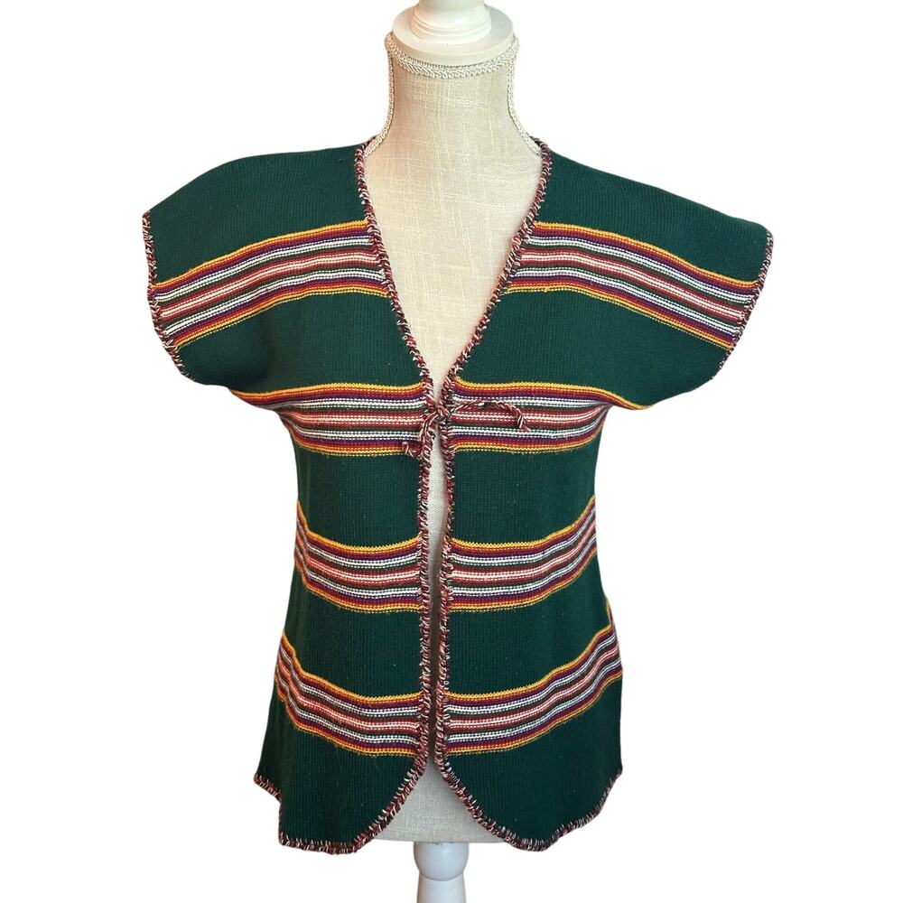Vintage Fadoosie Knit Vest Size Medium